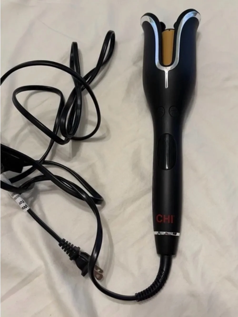 CHI Black Automatic Curling Iron for Women Hair Tools - Black